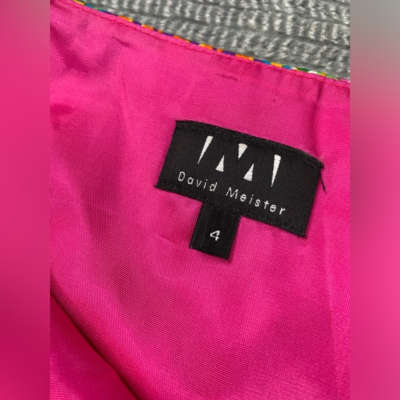 David Meister Women’s Colorful Lined Designer Skirt Size 4 EUC - Picture 10 of 14
